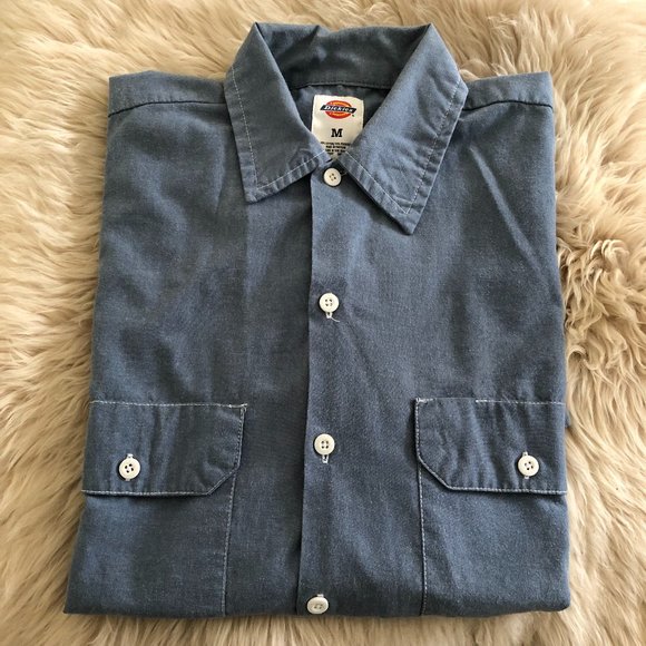 Dickies Other - Dickies Men's Short Sleeve Polo in Slate Blue Size M